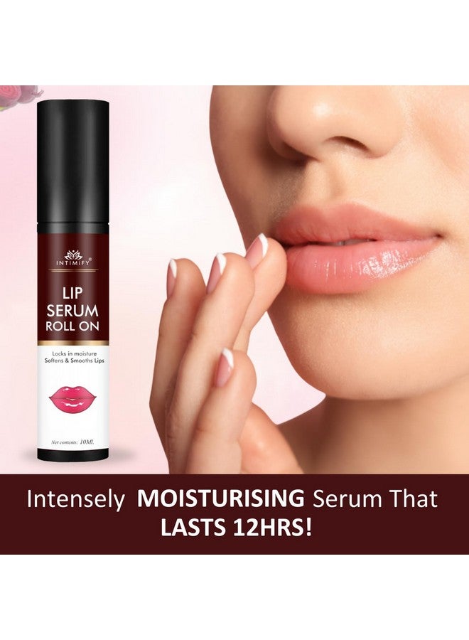 INTIMIFY سيروم الشفاه إنتيميفي للشفاه الداكنة، زيت الشفاه للشفاه الجافة، زيت الشفاه للشفاه الملونة، سيروم الشفاه للتصبغ للنساء والرجال، 1 قطعة، وردي - Image 2