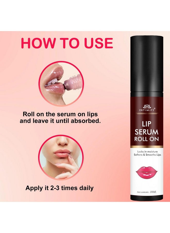 INTIMIFY سيروم الشفاه إنتيميفي للشفاه الداكنة، زيت الشفاه للشفاه الجافة، زيت الشفاه للشفاه الملونة، سيروم الشفاه للتصبغ للنساء والرجال، 1 قطعة، وردي - Image 5