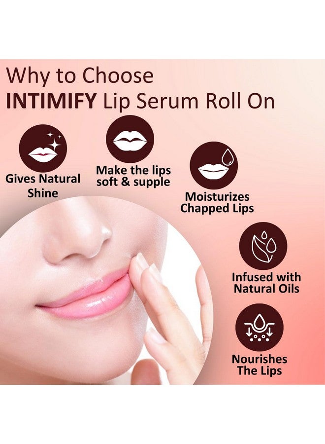 INTIMIFY سيروم الشفاه إنتيميفي للشفاه الداكنة، زيت الشفاه للشفاه الجافة، زيت الشفاه للشفاه الملونة، سيروم الشفاه للتصبغ للنساء والرجال، 1 قطعة، وردي - Image 3