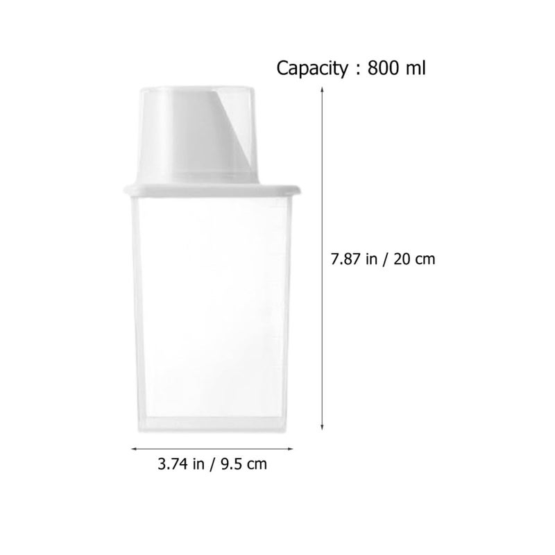 800ml Airtight Rice Grain Storage Container Plastic Food Jar with Lid for Kitchen Refrigerator - Image 3