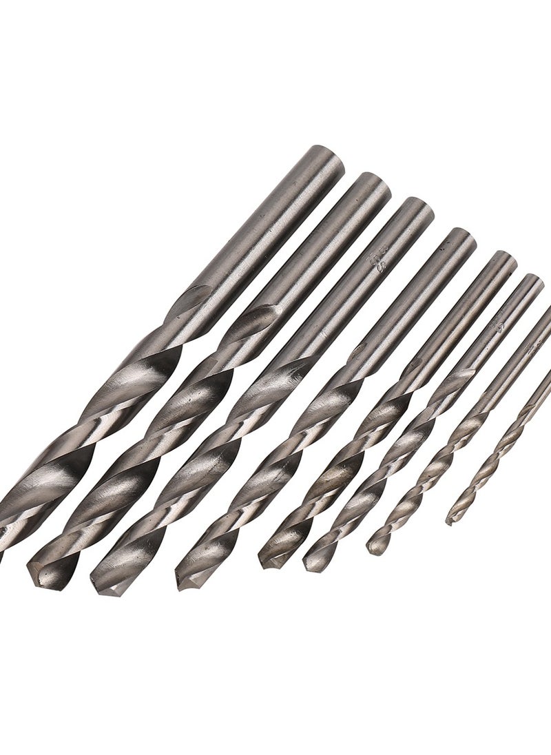 LAWAZIM HSS Drill Set -8 Piece- High-Speed Steel Twist Drill Bit Set with Spiral Flute Design and Organized Holder -for Metalwork Woodwork DIY Projects Automotive Repairs and Professional Applications  - Image 3