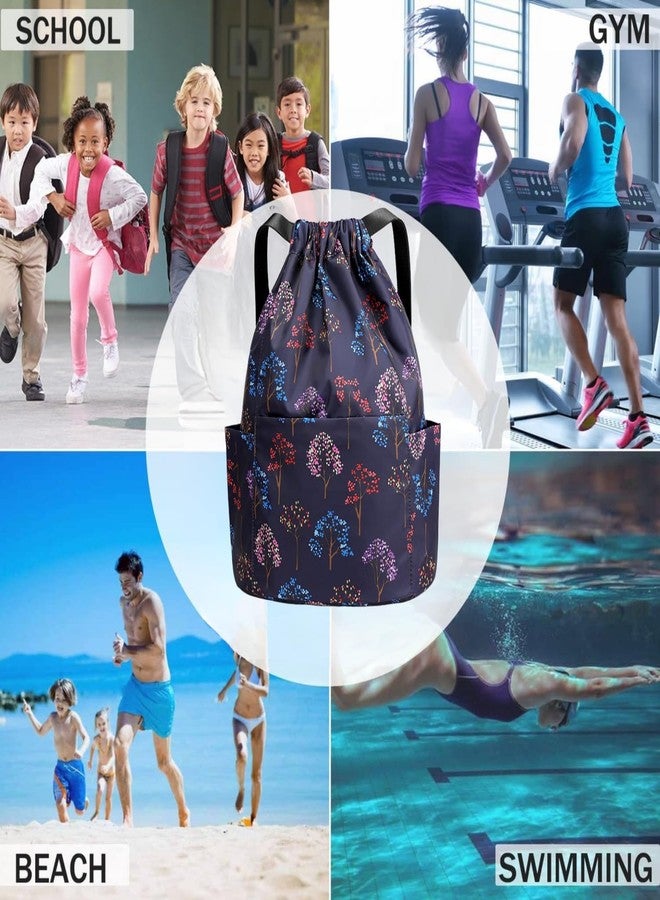 موكا حقيبة ظهر رياضية متعددة الأغراض برباط من MOCA، خفيفة الوزن، مناسبة للسفر والمدرسة والجامعة، للتخزين اليومي، مناسبة للرجال والنساء والأطفال والبالغين، ملحق للياقة البدنية (223-11) - Image 5