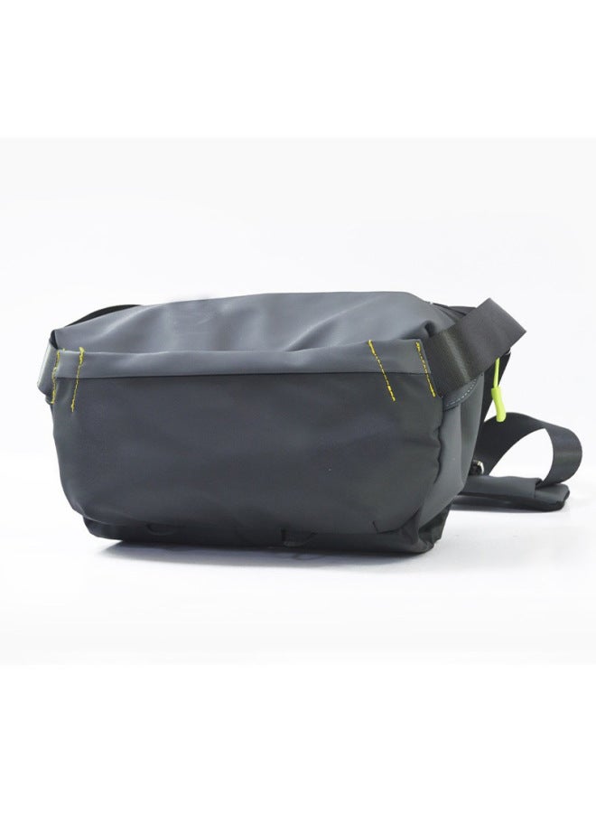 Functional European And American Advanced Sense Shoulder Photography Bag Large Capacity Waterproof Walking Bag SLR Micro Single Camera Bag Crossbody Bag-Color:Black - Image 5