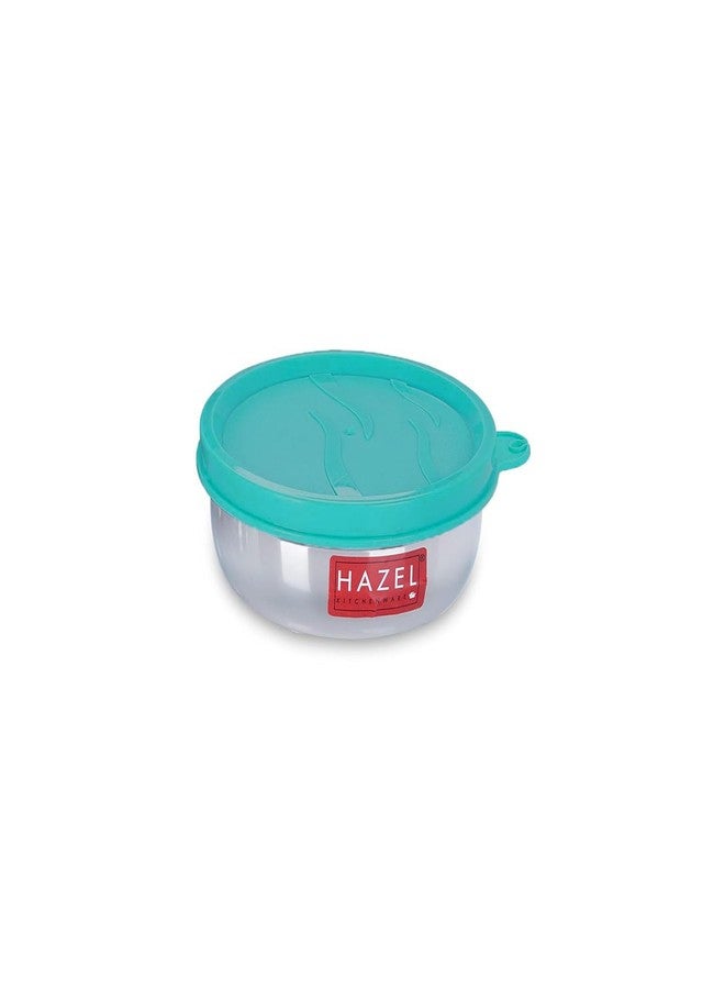 HAZEL Stainless Steel Airtight Containers Set of 6 | 150 ML Each | Leak Proof Small Steel Storage Jars | Stainless Steel Containers with Lid for Kitchen - Image 5
