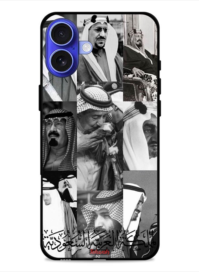 Tolwak Apple iPhone 16 Plus Protective Case Cover Saudi Kings - Image 1