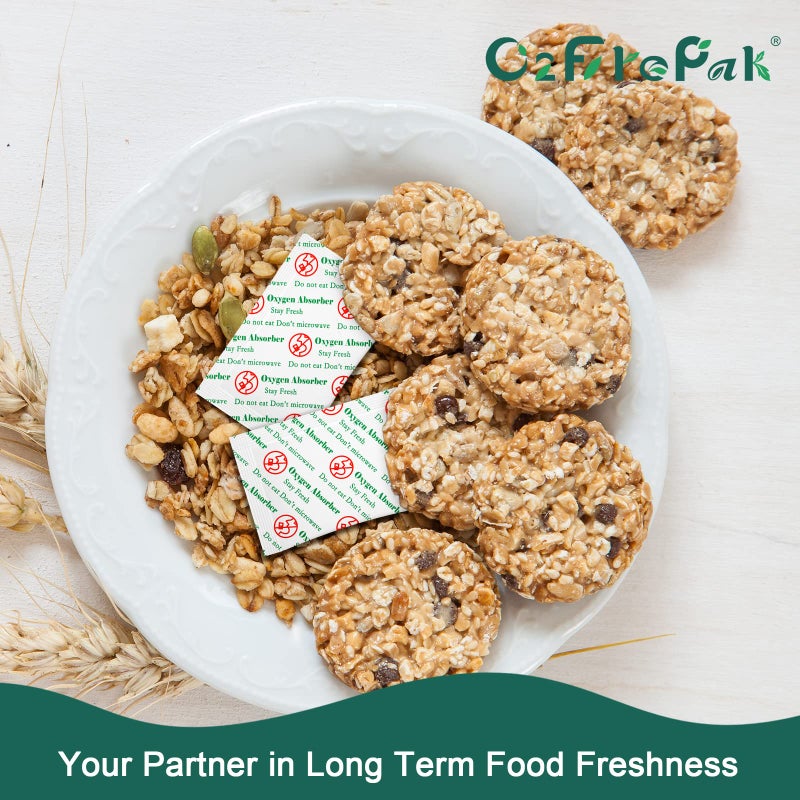 O2frepak O2frepak 20CC(200-Pack) Food Grade Oxygen Absorbers Packets for Home Made Jerky and Long Term Food Storage  - Image 4