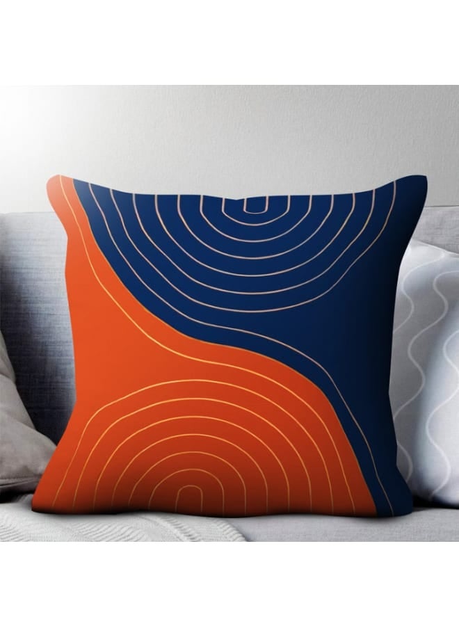 وسائد ديكورية مطبوعة – تصميم أنيق، قماش عالي الجودة، لمسة عصرية لغرفة المعيشة وغرفة النوم 45x45 سم