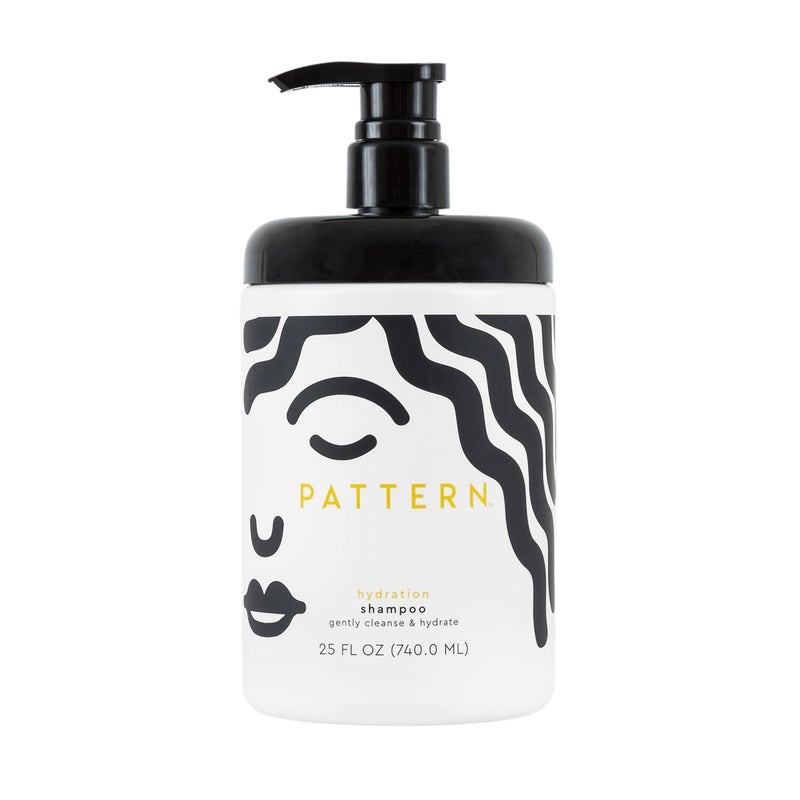 شامبو الترطيب من PATTERN Beauty بواسطة تريسي إليس روس مع العسل، الألوة فيرا، البيوتين وزيت شجرة الشاي للشعر المجعد 3a-4c، 25 أونصة سائلة