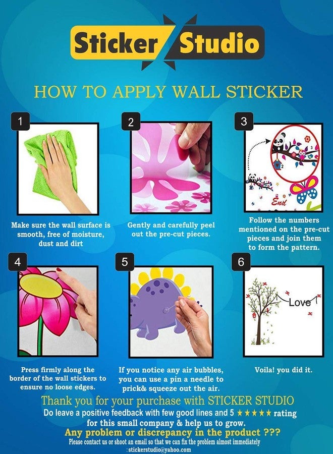 Sticker Studio ملصق جداري فاخر من الفينيل بتصميم بال كريشنا من ستيكر ستوديو لغرفة المعيشة، غرفة النوم، غرفة الصلاة - مقاوم للماء، قابل للإزالة، ملصق جداري للديكور المنزلي الروحي (PVC، متعدد الألوان) [المقاس - 58 سم × 48 سم] - Image 2