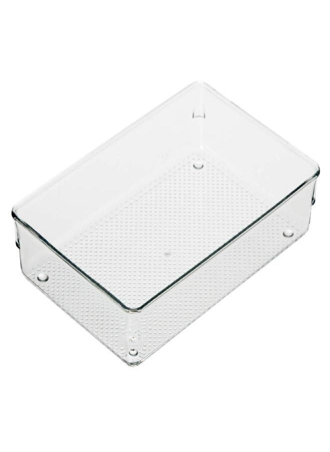 Oggi - Oggi Clear Drawer Organizer - 6" X 9" - Ideal for Organizing Kitchen Drawers, Office, Desk, Silverware, Kitchen Utensils, Cosmetics and Bathrooms - Image 1