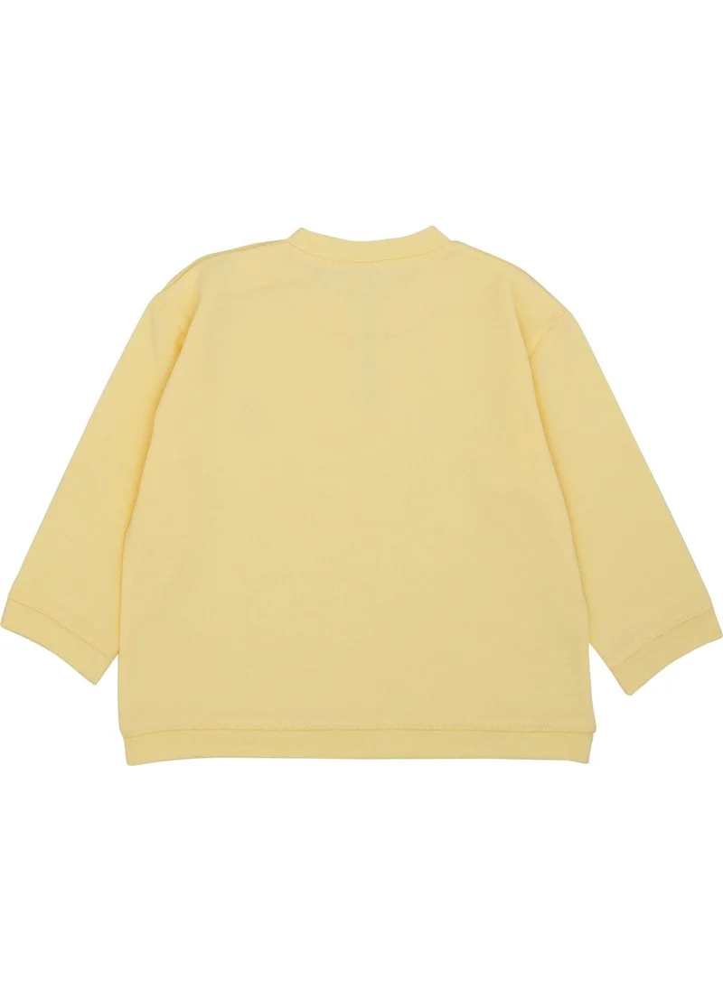 Jrmori Basic Sweatshirt with Snap on Shoulders