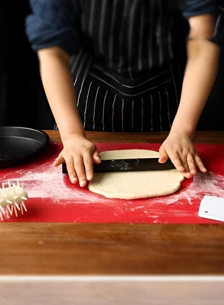 Smart Kitchen Set of 3 non-stick baking trays for pastries and pizza - Image 3