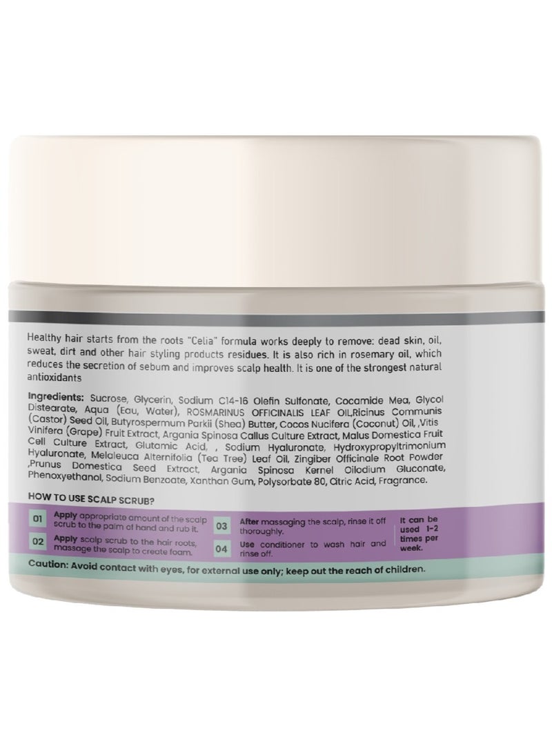 Celia Rosemary and Lavender Scalp Scrub - Image 2
