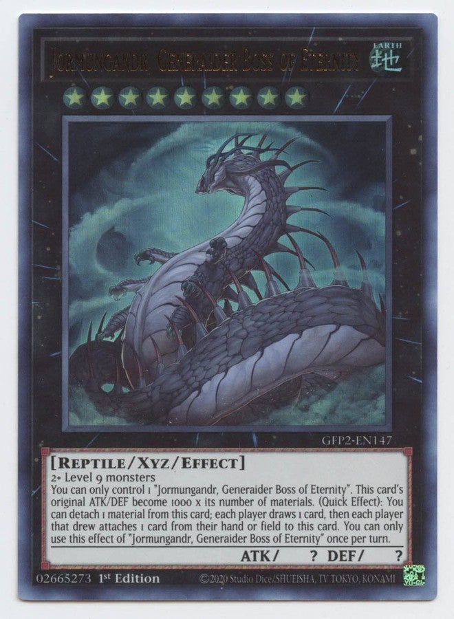 Jormungandr, Generaider Boss of Eternity - GFP2-EN147 - Ultra Rare - 1st Edition