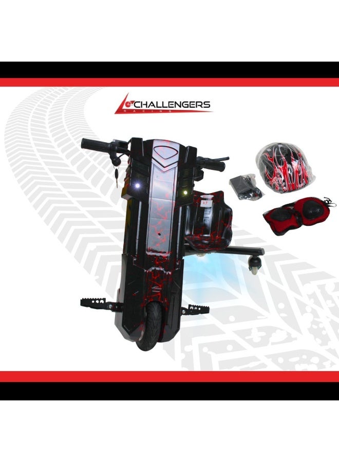 Challenger 36V big Drift Scooter with Helmet and Protective Gear - Image 1