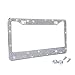 TZARROT White Rhinestone Bling License Plate Frame for Women Metal RustProof Car Plate Frame Cute Bling Car Accessories for Women Girls 1 - Image 2
