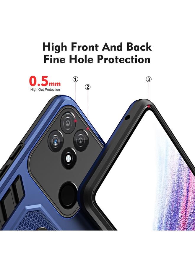 S-TOP Case For Realme Narzo 50A Variety Brave Armor Finger Loop Holder Phone Case - Image 4