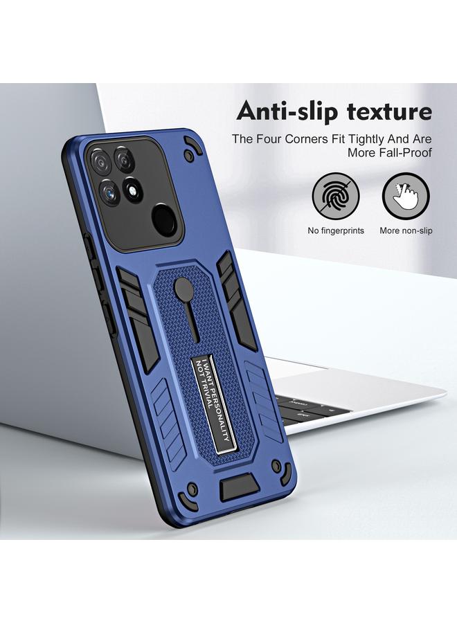 S-TOP Case For Realme Narzo 50A Variety Brave Armor Finger Loop Holder Phone Case - Image 2