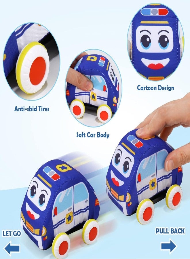 Slipps Pull Back Soft Car Toy Set with Play Mat Storage Bag for Toddlers | Toys for 1 2 3 Years Boys (1 Mat and 4 Unique Cars Included) - Image 5