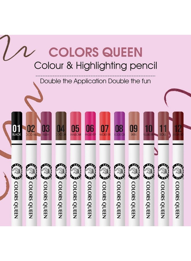 COLORS QUEEN COLORS QUEEN Lip Liner 02-Choco Nude (Matte) - Image 4