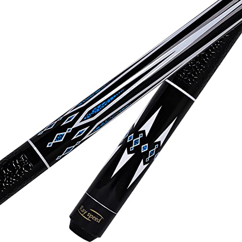 Ray speed Pool Cue Stick Low Deflection Shaft Billiard Cue Stick with Hard Case 1920 oz Professional Pool Stick BlackBlue 19 oz - Image 3