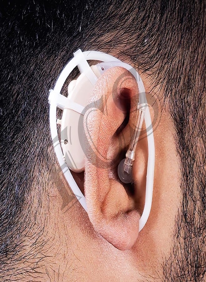 FCS Hookies for BTE Universal Size Pack of 2, Durable & Comfortable Hooked Accessories for Secure Fit, Reliable, Long-lasting Design for All Hearing Aid Users" - Image 2