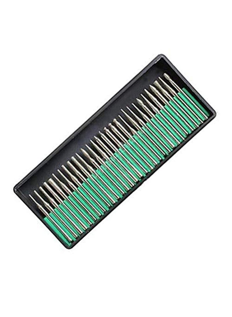 DIY Crafts Diy Crafts 12415 12039 Steel Diamond Burr Glass Bit Grinder Carving Set for Rotary Dremel Drill Machine Tools Multicolor 90 Piece  - Image 2