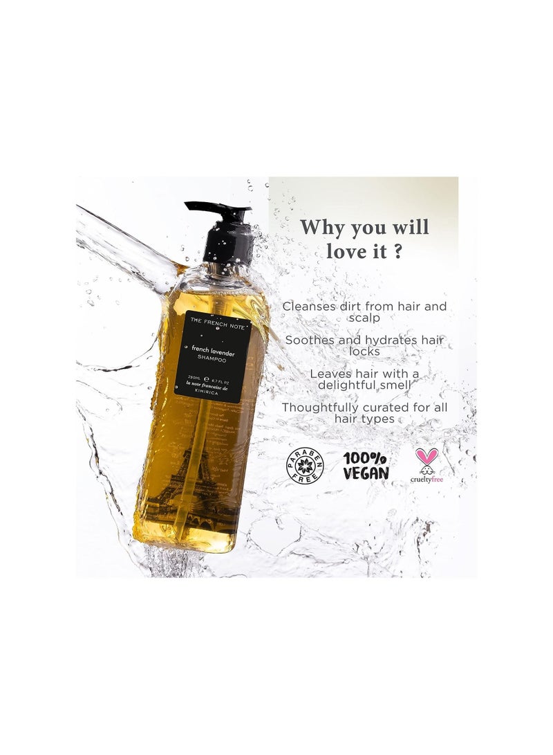 KIMIRICA The French Note French Lavender Shampoo made with Naturally Derived Extracts for for Shiny and Smooth Hair - Image 5