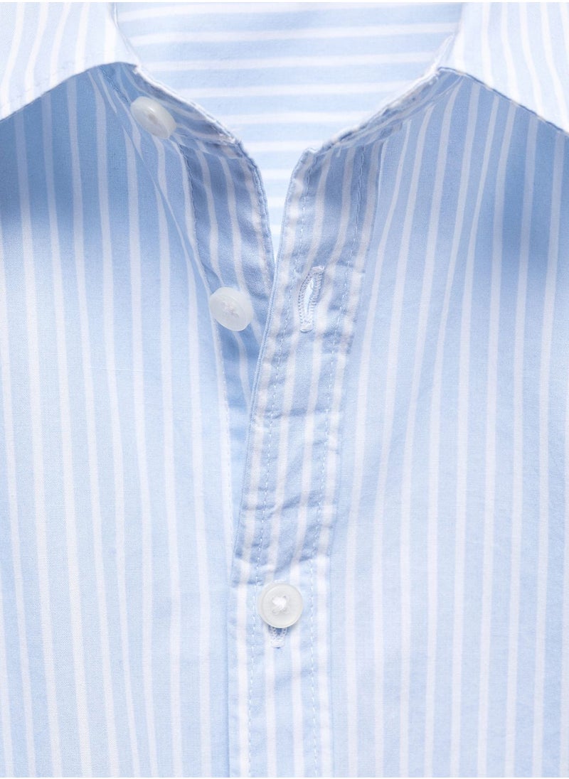 MANGO - Kids Striped Regular Fit Shirt - Image 1