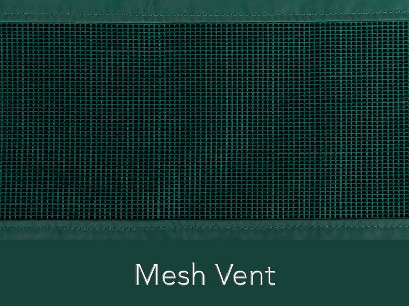 Covermates Classic Round Outdoor Fire Pit Cover â€“ All-Weather, Water-Resistant Heavy-Duty Viny with Mesh Vent, Elastic Hem for Patio Furniture Protection, Round 36DIAMETER x 25H, Green - Image 4