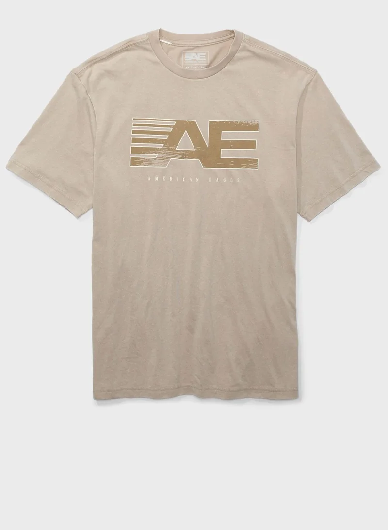 American Eagle Graphic Crew Neck T-Shirt