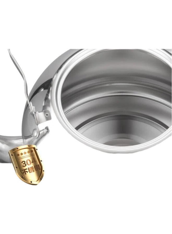 Asd Kettle, Thickened 304 Stainless Steel, 6L Whistling Cooker, Compatible With Gas And Induction Stoves, Water Boiler, Wg1506 - Image 2