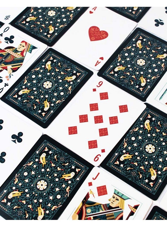Bicycle Aviary Playing Cards, Teal - Image 5