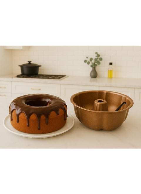 Non-stick granite round cake pan