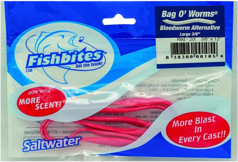 Bag O' Worms Bloodworm - Longer Lasting
