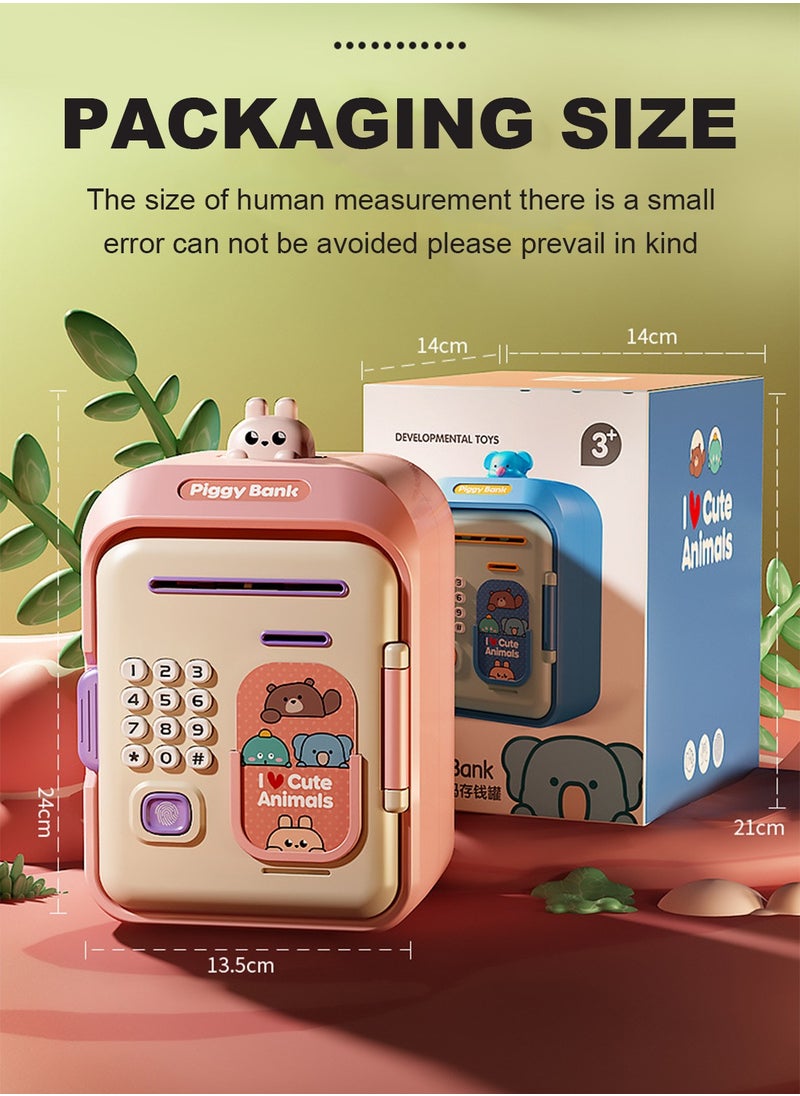 MaBaby - Money Bank for Kids ,Electronic Money Saving Box with Password, Safe Cash Coin Saving Bank Toys for Ages 8-13 Girls Boys Gift - Image 1