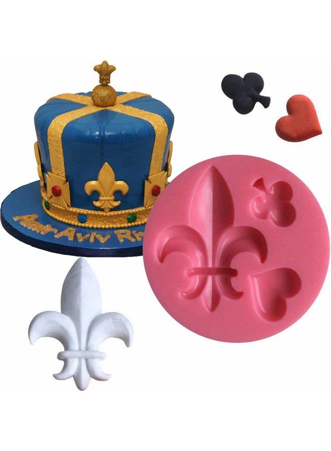 Anyana big Baroque Vintage Scroll hinge mould cake Fondant gum paste mold for Sugar paste gumpaste designer cupcake decorating topper decoration sugarcraft decor 68X12mm, 38grams - Image 1