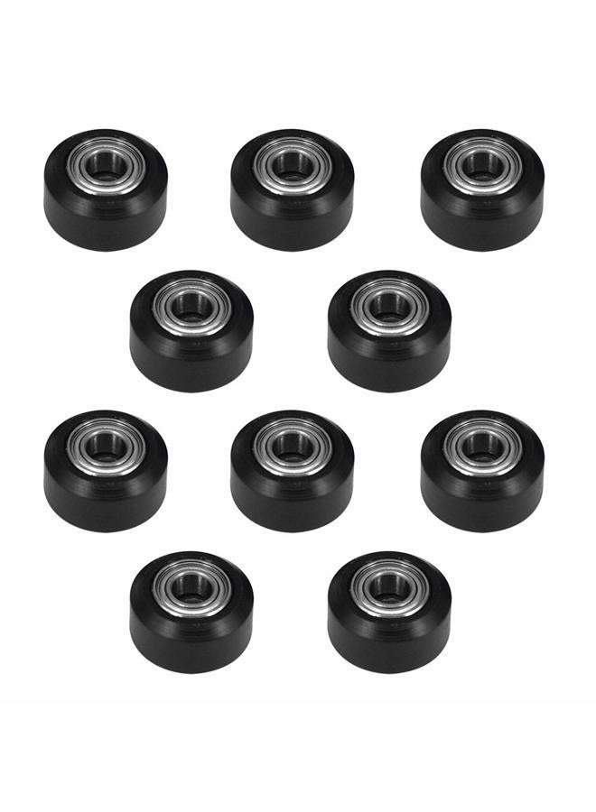 Befenybay 10 قطع بكرة صغيرة من بوم على شكل V بفتحة 5 مم مع محمل مزدوج لطابعات 3D وآلات CNC - Image 1