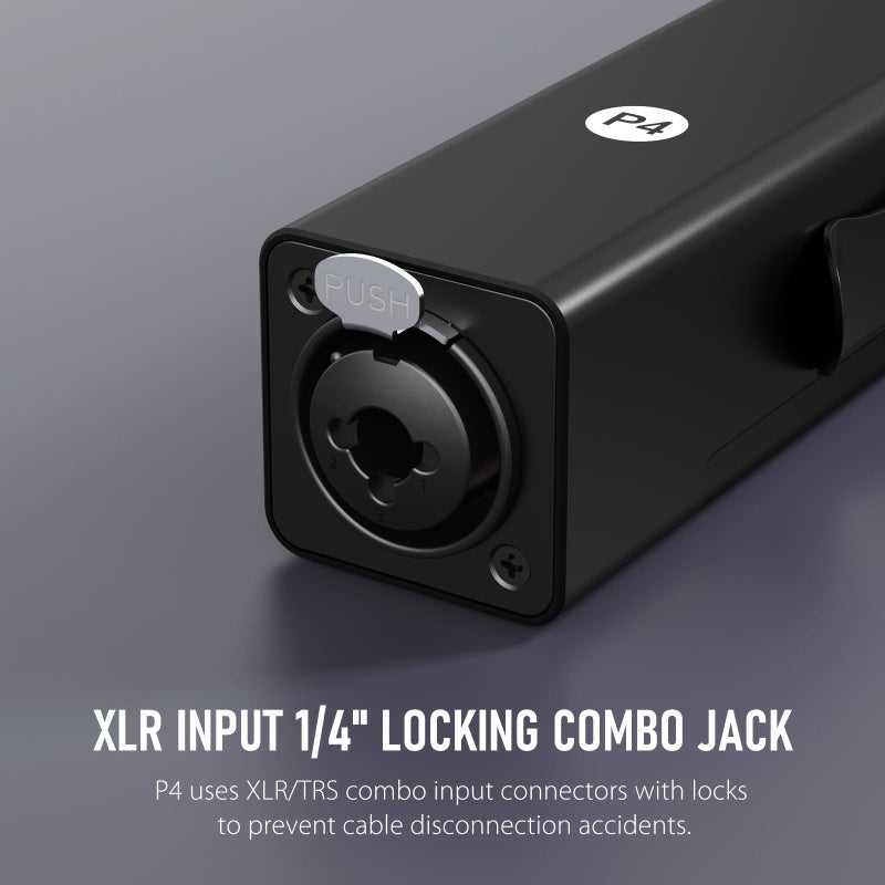 FZONE P4 Wired in-Ear Monitor IEM Amplifier Portable IEM Quickly Switch Stereo Mono for Drummer,Band,Studio - Image 5