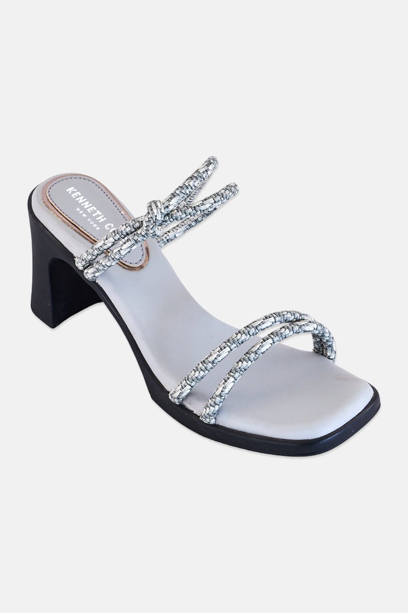 Kenneth Cole صنادل بيلّا النسائية، رمادي - Image 1