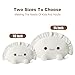 Ditucu Cute Pierogi Pillow Dumpling Plush Funny Food Soup Stuffed Animal Plushies Toys Soft Hugging Gifts for Kids White 14 inch - Image 2