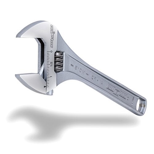 Channellock Adjustable Wrench, 10 in, Chrome, Plain - Image 4