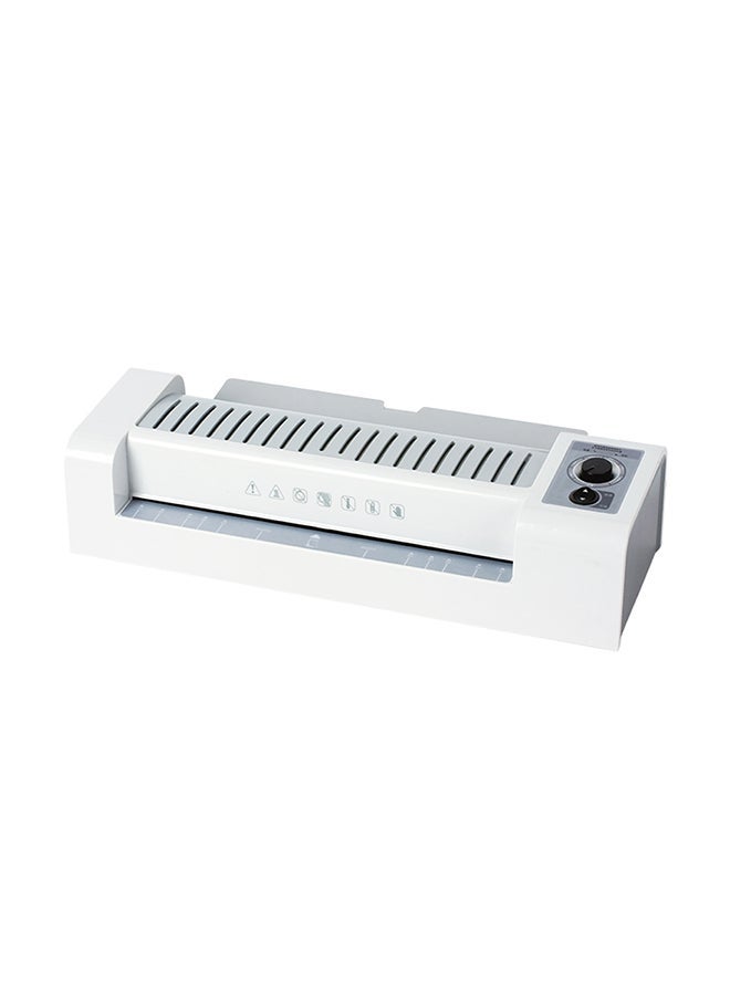 A3 Heat And Cold Laminator 80-200mic Adjustable White
