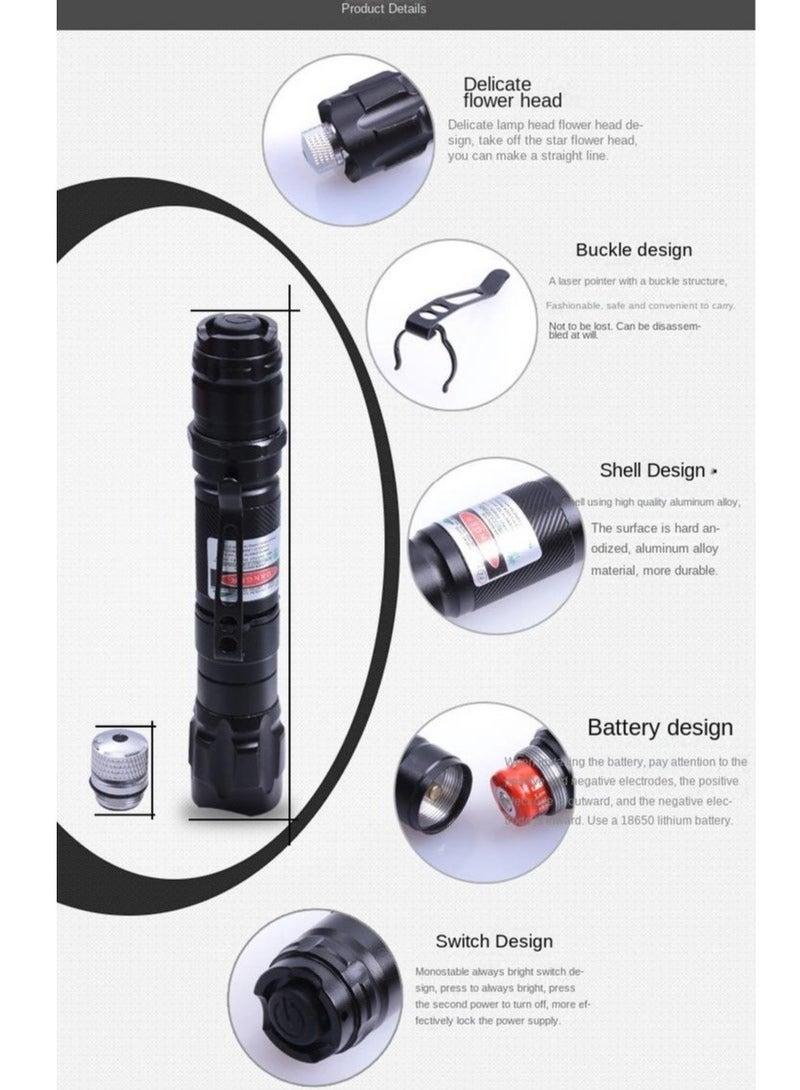 Gasin Portable LED Torch Light, Rechargeable Emergency Flashlight with Long Range Beam - Image 3