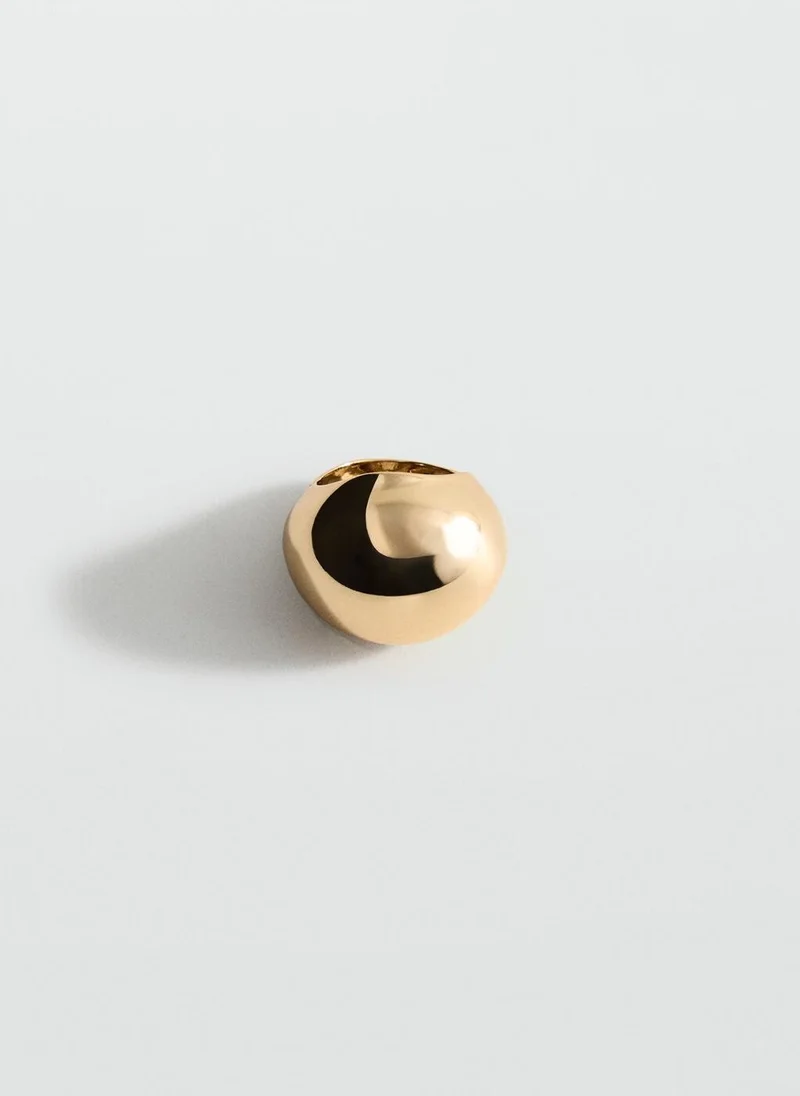 MANGO Metallic volume ring