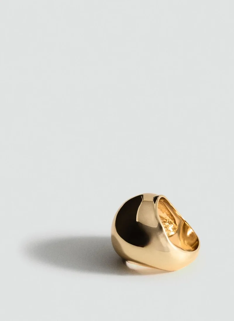 MANGO Metallic volume ring
