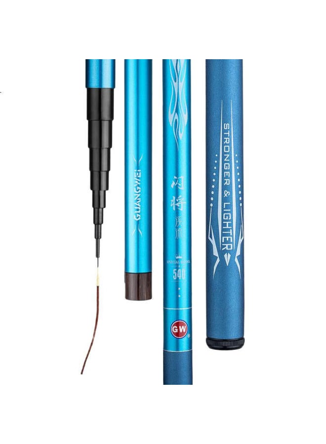GW (Gw) Flash 5.4M Short Section Fishing Rod Hand Rod Beginner Fishing Rod Stream Rod Fishing Tackle Fishing Rod Fishing Rod - Image 3