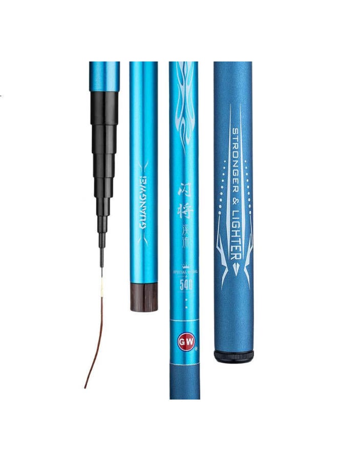 GW (Gw) Flash 5.4M Short Section Fishing Rod Hand Rod Beginner Fishing Rod Stream Rod Fishing Tackle Fishing Rod Fishing Rod - Image 1