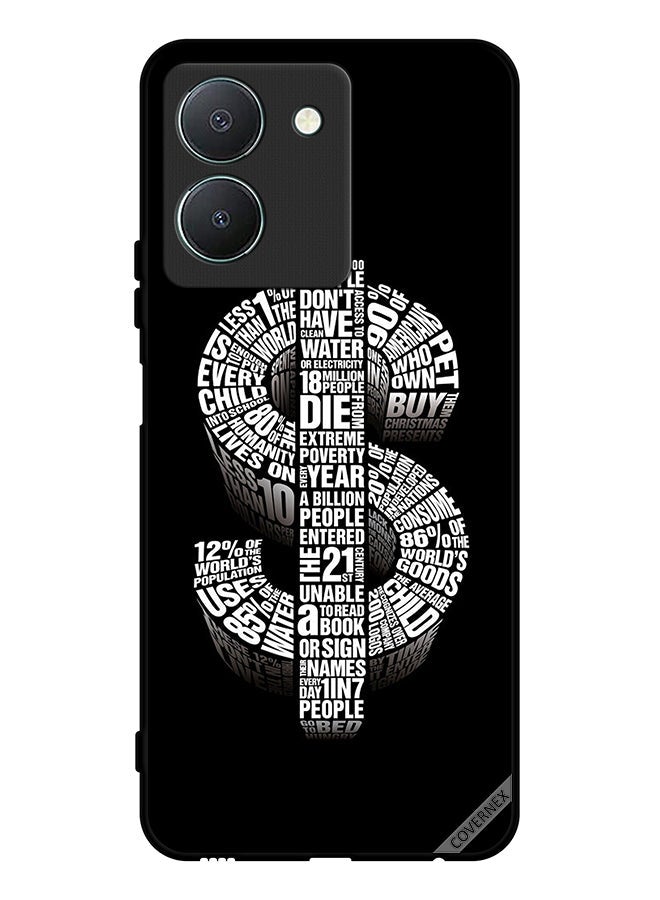 Covernex Protective Case Cover For Vivo Y36 5G Calligraphy Dollar - Image 1