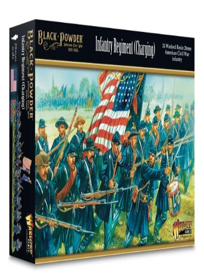 WARLORD GAMES American Civil War: Infantry Regiment Charging - Image 1